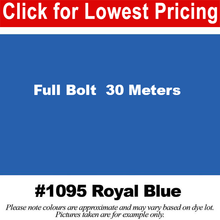 Load image into Gallery viewer, #1095 Royal Blue Broadcloth Full Bolt (45&quot; x 30 Meters)