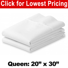 Load image into Gallery viewer, Pair of White Pillow Cases