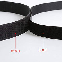 Load image into Gallery viewer, 1&quot; Wide Black Hook and Loop Strip (5 Yards)