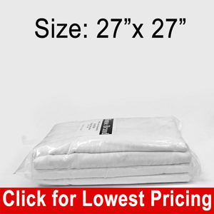 Cloth diapers 27" x 27" made of 100% cotton flannelette (Dozen)