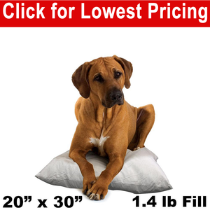 Dog Bed  & Pet Bed Insert - 20" x 30" (1.4lbs)