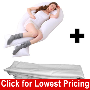 Total Body Support Pillow  16" x 130"  with Zippered Cover
