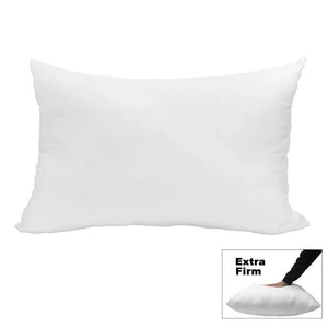 Premium Bed Pillow 20" x 36" King Size (Extra Firm)