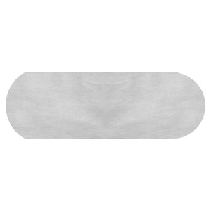 White Polypropylene Backdrop Fabric Rounded Edge - Dual Layer (100 Pack)