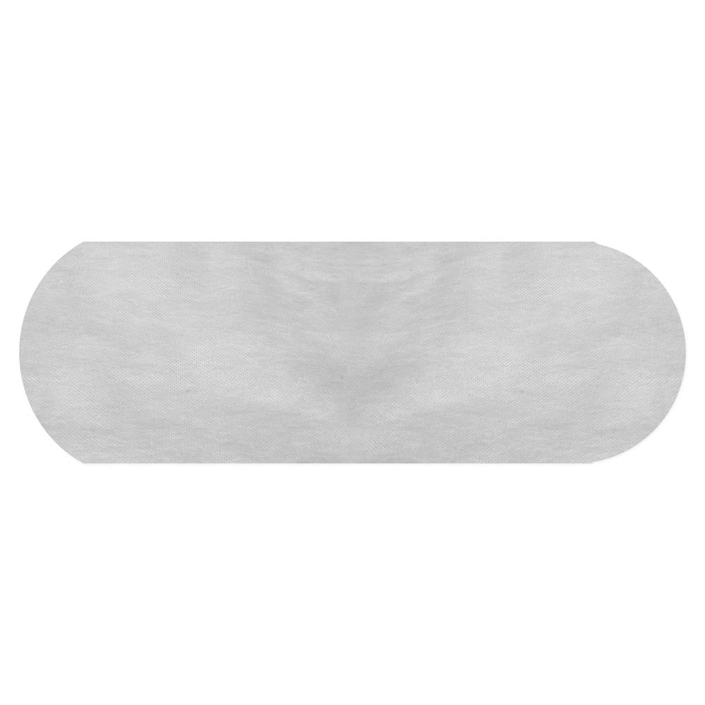 White Polypropylene Backdrop Fabric Rounded Edge - Dual Layer (100 Pack)