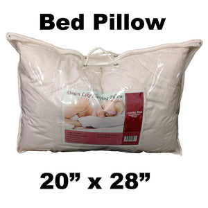 Pillow Form 20" x 28" - Bed Pillow Extra Fill 1000 g [Ready for Shelf] (Synthetic Down Alternative)