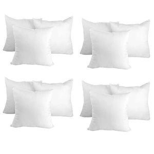 Decorative Pillow Form 12" x 12" (Polyester Fill) - White Premium Cover