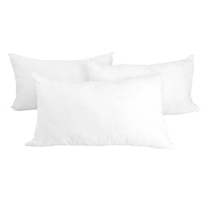 Decorative Pillow Form 12" x 24" (Polyester Fill) - White Premium Cover