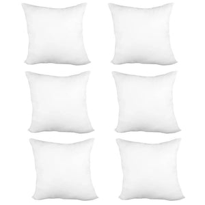 Decorative Pillow Form 18" x 18" (Polyester Fill) - White Premium Cover