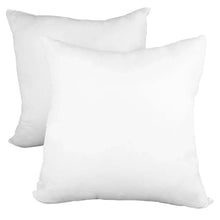 Load image into Gallery viewer, Decorative Pillow Form 12&quot; x 12&quot; (Polyester Fill) - White Premium Cover