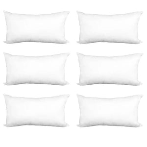 Decorative Pillow Form 12" x 20" (Polyester Fill) - White Premium Cover