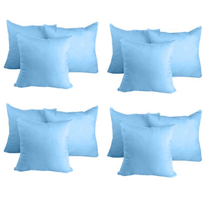 Decorative Pillow Form 16" x 16" (Polyester Fill) - Light Blue Premium Cover