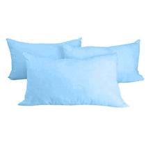 Load image into Gallery viewer, Decorative Pillow Form 12&quot; x 24&quot; (Polyester Fill) - Light Blue Premium Cover