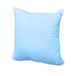 Decorative Pillow Form 18" x 18" (Polyester Fill) - Light Blue Premium Cover