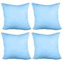 Load image into Gallery viewer, Decorative Pillow Form 12&quot; x 12&quot; (Polyester Fill) - Light Blue Premium Cover
