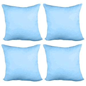 Decorative Pillow Form 14" x 14" (Polyester Fill) - Light Blue Premium Cover