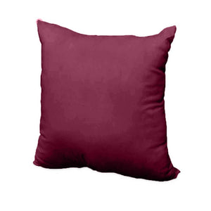 Decorative Pillow Form 12" x 12" (Polyester Fill) - Wine Premium Cover