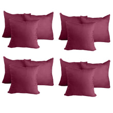 Load image into Gallery viewer, Decorative Pillow Form 22&quot; x 22&quot; (Polyester Fill) - Wine Premium Cover