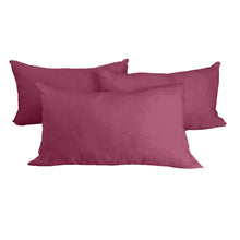 Load image into Gallery viewer, Decorative Pillow Form 12&quot; x 24&quot; (Polyester Fill) - Wine Premium Cover