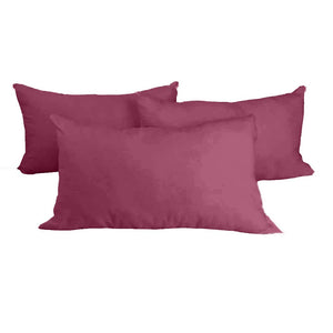 Decorative Pillow Form 14" x 20" (Polyester Fill) - Wine Premium Cover