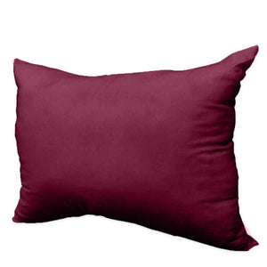 Decorative Pillow Form 12" x 20" (Polyester Fill) - Wine Premium Cover