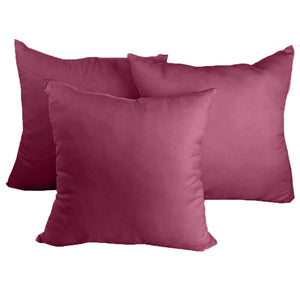 Decorative Pillow Form 26" x 26" (Polyester Fill) - Wine Premium Cover