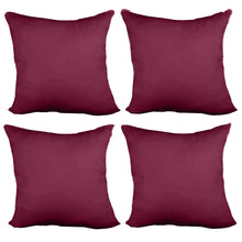 Load image into Gallery viewer, Decorative Pillow Form 18&quot; x 18&quot; (Polyester Fill) - Wine Premium Cover