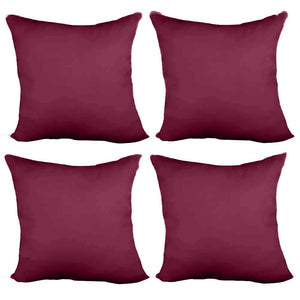 Decorative Pillow Form 16" x 16" (Polyester Fill) - Wine Premium Cover