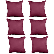 Load image into Gallery viewer, Decorative Pillow Form 22&quot; x 22&quot; (Polyester Fill) - Wine Premium Cover