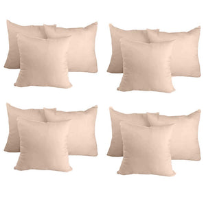 Decorative Pillow Form 26" x 26" (Polyester Fill) - Beige Premium Cover