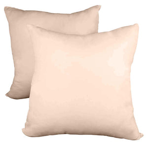 Decorative Pillow Form 14" x 14" (Polyester Fill) - Beige Premium Cover