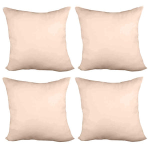 Decorative Pillow Form 14" x 14" (Polyester Fill) - Beige Premium Cover