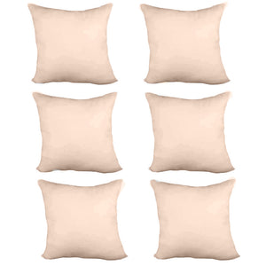 Decorative Pillow Form 22" x 22" (Polyester Fill) - Beige Premium Cover