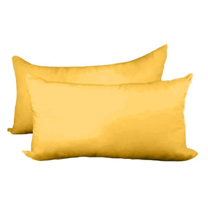 Decorative Pillow Form 12" x 18" (Polyester Fill) - Gold Premium Cover