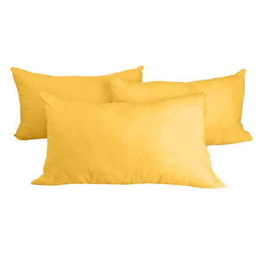 Decorative Pillow Form 12" x 20" (Polyester Fill) - Gold Premium Cover