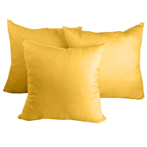 Decorative Pillow Form 18" x 18" (Polyester Fill) - Gold Premium Cover