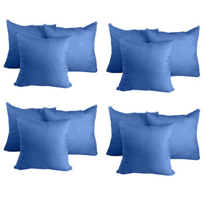 Decorative Pillow Form 12" x 12" (Polyester Fill) - Dark Royal Premium Cover