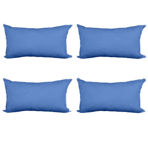Decorative Pillow Form 12" x 24" (Polyester Fill) - Dark Royal Premium Cover