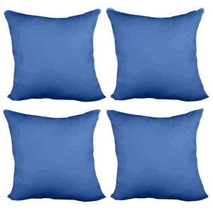 Decorative Pillow Form 12" x 12" (Polyester Fill) - Dark Royal Premium Cover