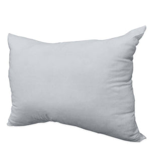 Decorative Pillow Form 12" x 24" (Polyester Fill) - Light Grey Premium Cover