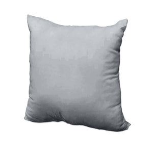 Decorative Pillow Form 12" x 12" (Polyester Fill) - Light Grey Premium Cover