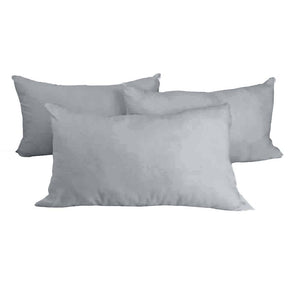 Decorative Pillow Form 14" x 20" (Polyester Fill) - Light Grey Premium Cover