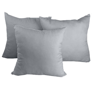 Decorative Pillow Form 14" x 14" (Polyester Fill) - Light Grey Premium Cover