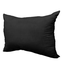 Load image into Gallery viewer, Decorative Pillow Form 12&quot; x 20&quot; (Polyester Fill) - Black Premium Cover