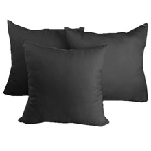Load image into Gallery viewer, Decorative Pillow Form 20&quot; x 20&quot; (Polyester Fill) - Black Premium Cover