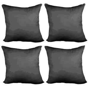 Decorative Pillow Form 14" x 14" (Polyester Fill) - Black Premium Cover