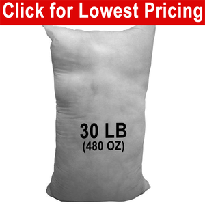 30 lb Bag Polyester Stuffing Bulk