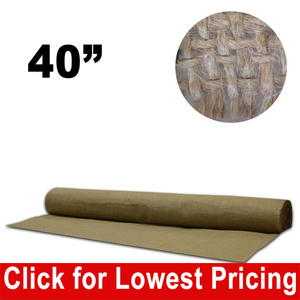 *CLEARANCE* 40" Wide Burlap Full Roll (34 Metres)