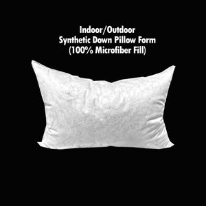 Indoor/Outdoor Synthetic Down Pillow Form 12