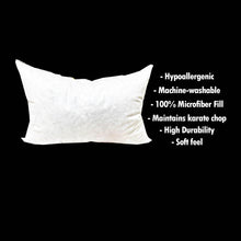Load image into Gallery viewer, Indoor/Outdoor Synthetic Down Pillow Form 12&quot;x18&quot; (100% Microfiber Fill)